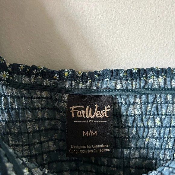 Far West Green Ribbed  Tank Top - Picture 4 of 4